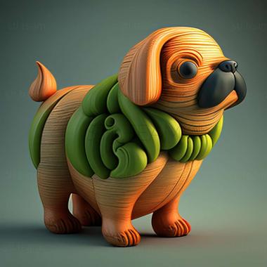 3D model Pickles dog famous animal (STL)